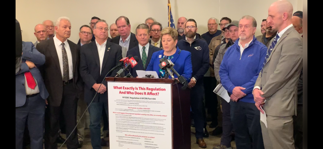 40 Western New York Business Leaders and Elected Officials Hold Major News Conference to address proposed NYSDEC Regulation 6 NYCRR Part 494 and the Devastating Effects it will have on businesses and consumers throughout New York State
